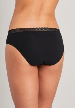 SCHIESSER Damen Perioden-Slip, 2er Pack - Secret Care, Menstruations-Unterhose Schwarz M/L -Günstiges Mode Wucht Geschäft d6ca3a4095ea1919946df01f103a1748