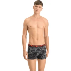 PUMA MEN CAMO BOXER 2P Black / Grey Melange L -Günstiges Mode Wucht Geschäft d8e680b1c1021f07bf2cebad29e10299