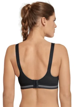 Schiesser Damen Sport BH Bra High Impact - 172739, Farbe:schwarz, Größe BH:75B -Günstiges Mode Wucht Geschäft d973f41598b51a81aef8bd85a30a791c