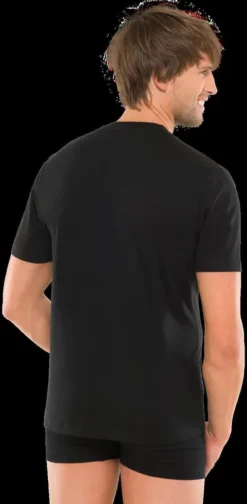 Schiesser Herren Unterhemd American T-Shirt Rundhals Doppelpack Box - 008150, Größe Herren:L, Farbe:schwarz -Günstiges Mode Wucht Geschäft df3b762d6ab1cb4125ae97170a27acb4