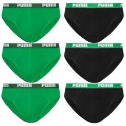 PUMA Herren Slips - Basic Brief, Everyday, 2er Pack Grün M -Günstiges Mode Wucht Geschäft e1e25a48d2f4591f0a45346055e66240