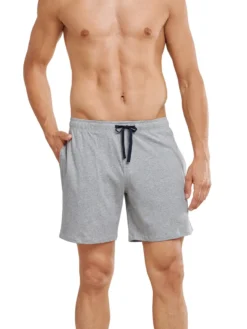 Schiesser Herren Kurze Schlafanzughose Loungehose Long Boxer - 163838, Größe Herren:50, Farbe:grau-melange -Günstiges Mode Wucht Geschäft e43020288b823c0c65094e4973c89beb
