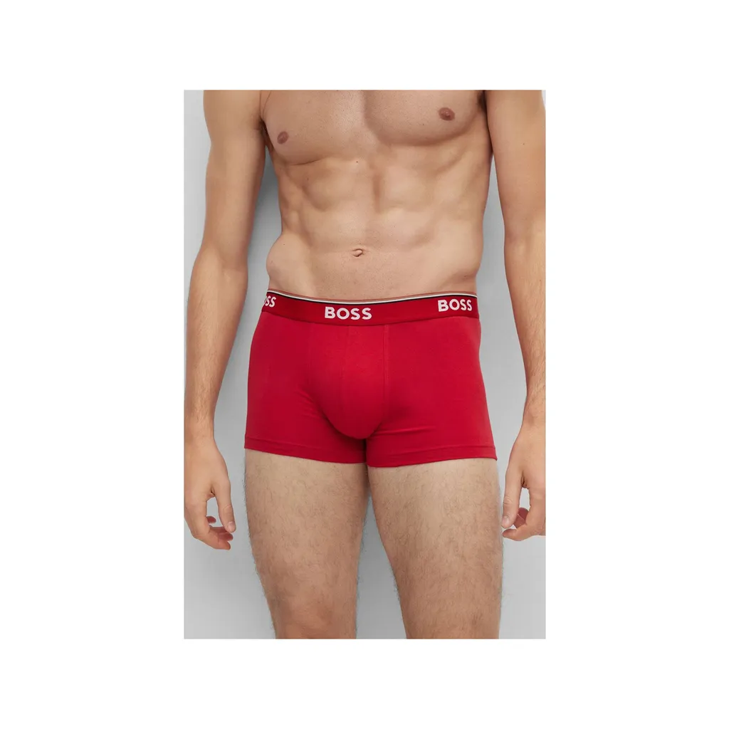 Hugo Boss BOSS Herren Boxershorts Trunk Unterhosen Baumwolle Stretch 3er Pack L 1xRot/Blau/Schwarz 12 Hugo Boss BOSS Herren Boxershorts Trunk Unterhosen Baumwolle Stretch 3er Pack L 1xRot/Blau/Schwarz – Bild 10