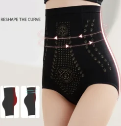 Taillenformer Shapewear Damen Miederpant Miederslip Waist Trainer Bauch Weg Unterhose Miederhose Figurenformend Body Shaper Bauch Kontrolle Korsett -M (Schwarz)