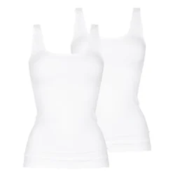 Mey 2er Pack Noblesse Unterhemd / Tanktop Schmale Passform, Glattes Material, Weiche Feinripp-Qualität