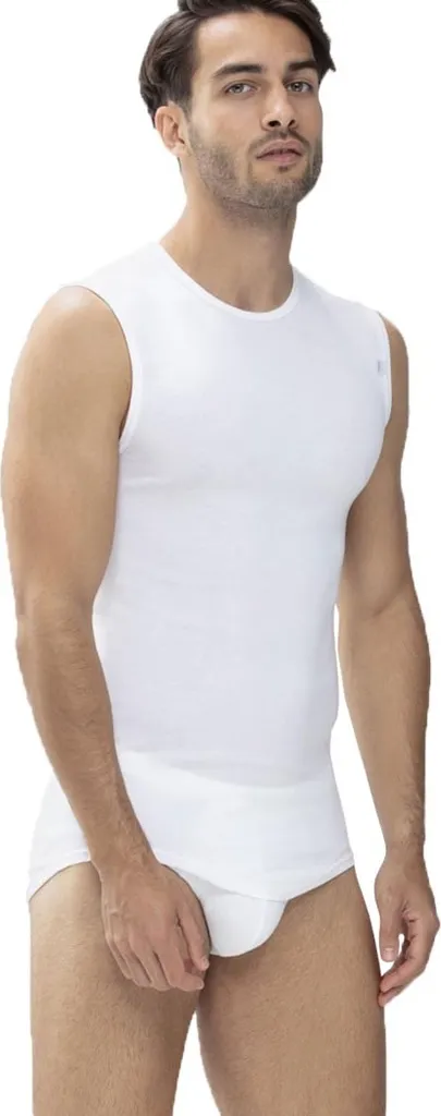 Mey Herren Unterhemd Serie Noblesse City-Shirt Ärmelloses Tanktop Breiten Trägern 7/XL Weiß 3 Mey Herren Unterhemd Serie Noblesse City-Shirt Ärmelloses Tanktop Breiten Trägern 7/XL Weiß