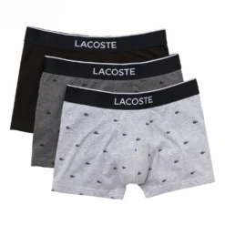 Lacoste Herren 3 Packungsstämme, Grau L -Günstiges Mode Wucht Geschäft ea51438a7db97c4e4d065a9746e59bac