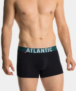 3er Pack Boxershorts ATLANTIC Baumwolle Herren Unterhosen Unterwäsche Schwarz Box Trunk - 3SMH-003 B - M -Günstiges Mode Wucht Geschäft ebb4147a5a962121b6780393c0ce609e