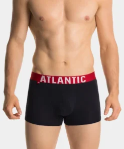 3er Pack Boxershorts ATLANTIC Baumwolle Herren Unterhosen Unterwäsche Schwarz Box Trunk - 3SMH-003 B - M -Günstiges Mode Wucht Geschäft ebe724d7fd1e3c8f2f7133ace91912cb