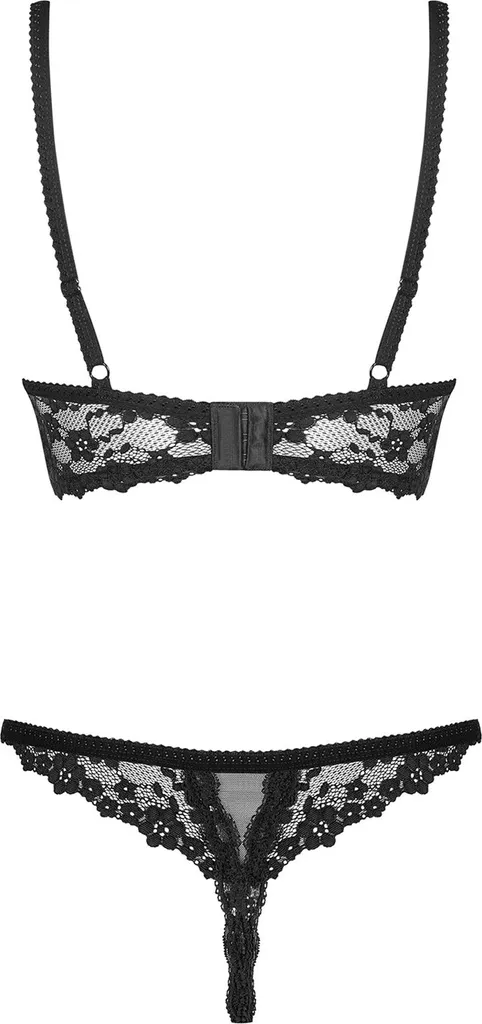 Obsessive Letica 2 Pcs Cupless Set Black S/M 10 Obsessive Letica 2 Pcs Cupless Set Black S/M – Bild 8