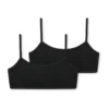 SCHIESSER Mädchen Bustier 2er Pack - Sport BH, Baumwolle Stretch, Einfarbig 140-176 Schwarz 164 -Günstiges Mode Wucht Geschäft f137cb025d0c4c93cca305eaab9b21b9