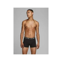 Jack & Jones Herren Boxer-Shorts JacAnthony Unter-Hosen Pants 3er-Pack Black, Farbe:Schwarz, Größe:M -Günstiges Mode Wucht Geschäft f14a80f76f23f4b20dc547447d7a0fac