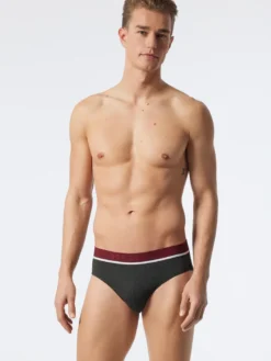 Schiesser 3er Pack 95/5 Organic Baumwolle Rio Slip / Unterhose Sportlicher Logo-Webgummibund, Bequeme Beinausschnitte Und Ohne Störende Nähte, Elastische Single-Jersey-Qualität -Günstiges Mode Wucht Geschäft f1ee88ae88ce9042d16107e7d310e305