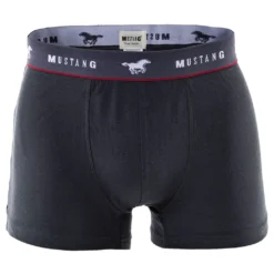 MUSTANG Herren Retroshorts 3er Pack - Boxershorts, Pants, True Denim Schwarz/Grau L -Günstiges Mode Wucht Geschäft f46d410d82f1ec94a261593595a2baf6