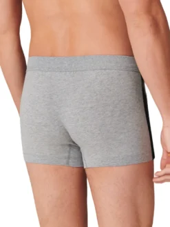 SCHIESSER Herren Shorts 3er Pack - 95/5, Baumwolle Stretch, Seitenstreifen Grau 4XL -Günstiges Mode Wucht Geschäft f4ea2e75f571bc0d72188cffa33aa419