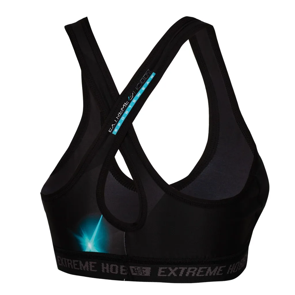 Extreme Hobby, MT SPORT, Damen Sport BH Stärker Halt, Bustier Bralette, Thermoregulationssystem, Trainings-BH, Sportunterwäsche, Türkis, L 4 Extreme Hobby, MT SPORT, Damen Sport BH Stärker Halt, Bustier Bralette, Thermoregulationssystem, Trainings-BH, Sportunterwäsche, Türkis, L – Bild 2