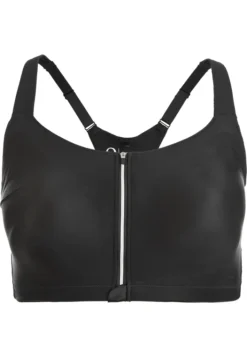 Q By Endurance Sports Bra Thinna With High Support And Adjustable Shoulder Straps 1001 Black 100 E