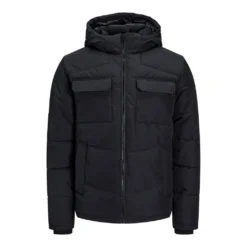 Jack & Jones JJbrady Puffer Schwarz - Große M