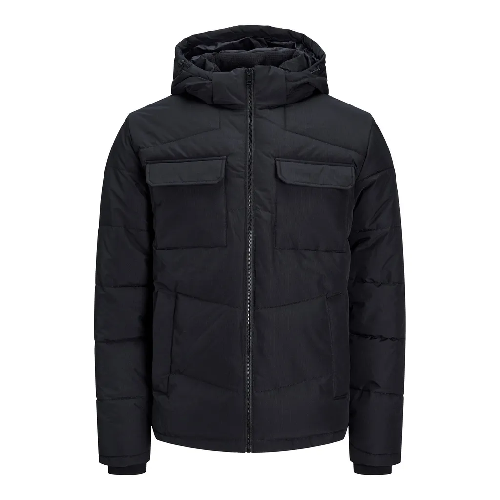 Jack & Jones JJbrady Puffer Schwarz - Große M 3 Jack & Jones JJbrady Puffer Schwarz - Große M