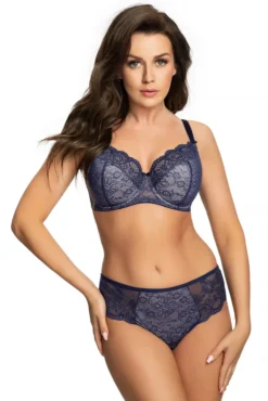 Gorsenia K357 Blanca Bügel BH Dame Dessous Spitze Geblümt Regulierbar Setteil EU, Dunkelblau, 90E -Günstiges Mode Wucht Geschäft f8d799a32a6ca86d90bb1285d53dcb9f