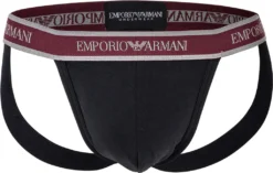 EMPORIO ARMANI Herren Jockstrap, 2er Pack - Jocks, Tanga Slip, Stretch Baumwolle Schwarz/Rot M 10 EMPORIO ARMANI Herren Jockstrap, 2er Pack - Jocks, Tanga Slip, Stretch Baumwolle Schwarz/Rot M -Günstiges Mode Wucht Geschäft fab069f7bdac11ec31be26b7358946c4