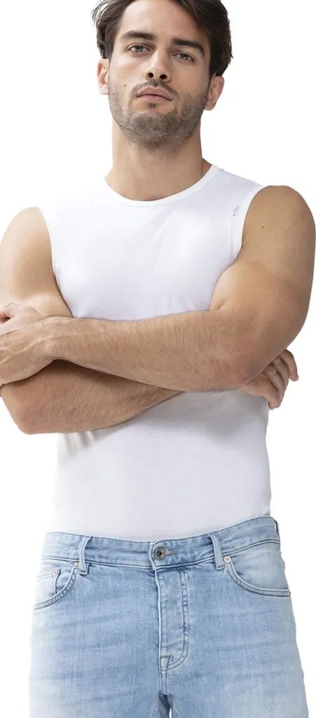 Mey Herren Unterhemd Serie Noblesse City-Shirt Ärmelloses Tanktop Breiten Trägern 7/XL Weiß 8 Mey Herren Unterhemd Serie Noblesse City-Shirt Ärmelloses Tanktop Breiten Trägern 7/XL Weiß – Bild 6