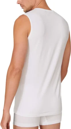 Schiesser 2er-Pack - 95/5 - Organic Baumwolle Unterhemd / Tanktop Komfortabler Rundhalsausschnitt, Elastische Single-Jersey Qualität, Perfekter Sitz -Günstiges Mode Wucht Geschäft fc30203979d703996030e2ddd1a73dde