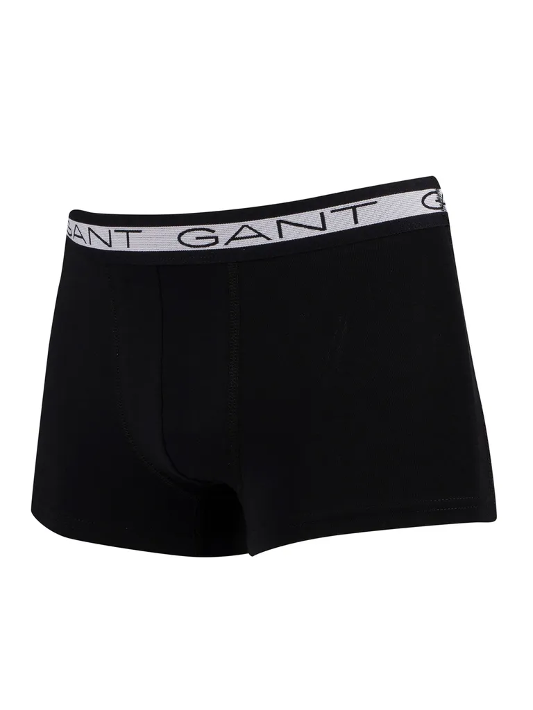 GANT Herren 5 Pack Basic Trunks, Schwarz L 5 GANT Herren 5 Pack Basic Trunks, Schwarz L – Bild 3