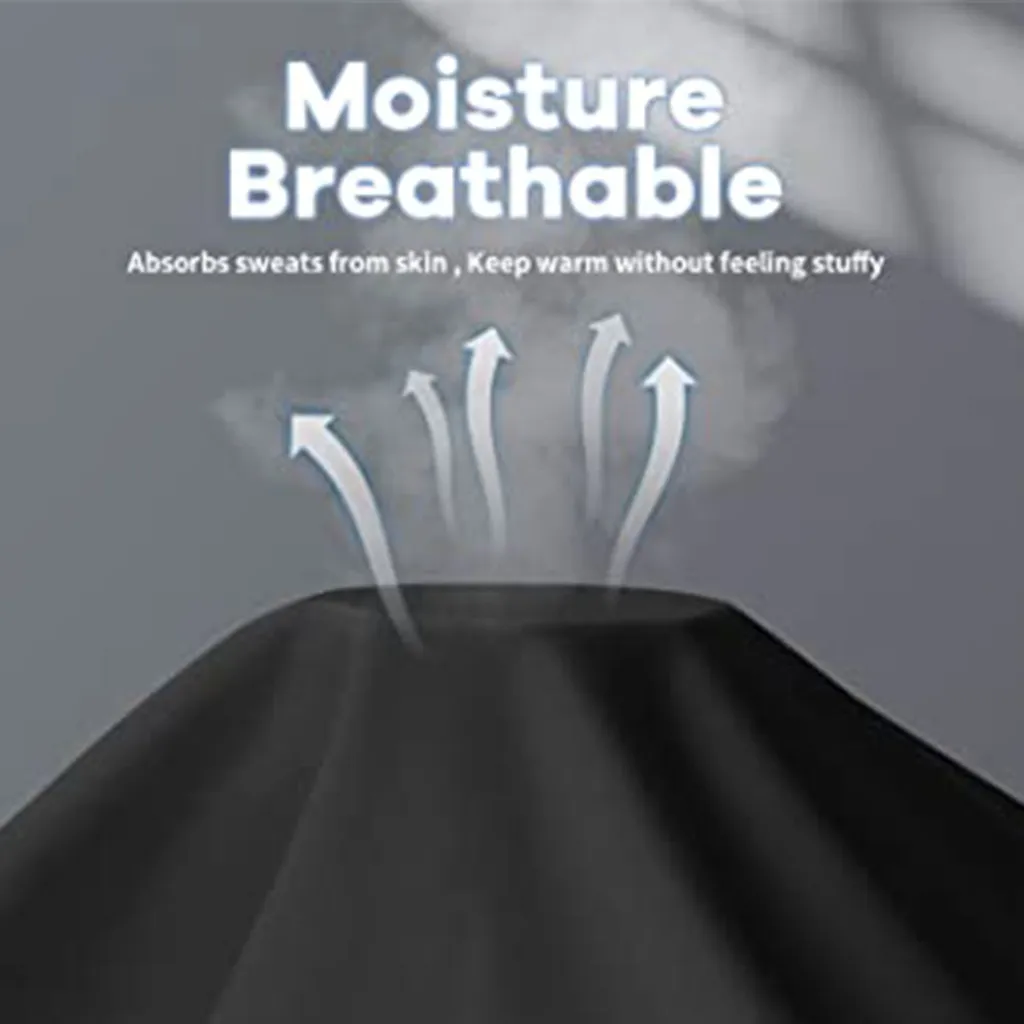 Atmungsaktives Sport-Ski-Thermo-Unterwäsche-Set Nahtlos: Langarm-Oberteil + Langes Höschen,Black Male,XL 11 Atmungsaktives Sport-Ski-Thermo-Unterwäsche-Set Nahtlos: Langarm-Oberteil + Langes Höschen,Black Male,XL – Bild 9